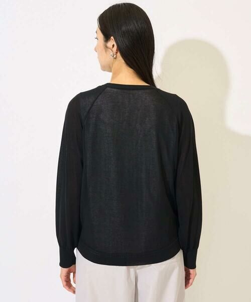 GEORGES RECH / ジョルジュ・レッシュ カーディガン・ボレロ | アイレット8分袖カーディガン | 詳細8