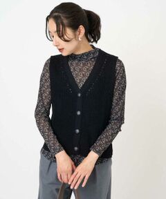 GEORGES RECH / ジョルジュ・レッシュ ベスト | リネンライクニットベスト