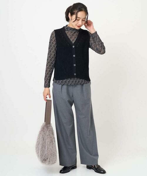 GEORGES RECH / ジョルジュ・レッシュ ベスト | リネンライクニットベスト | 詳細16