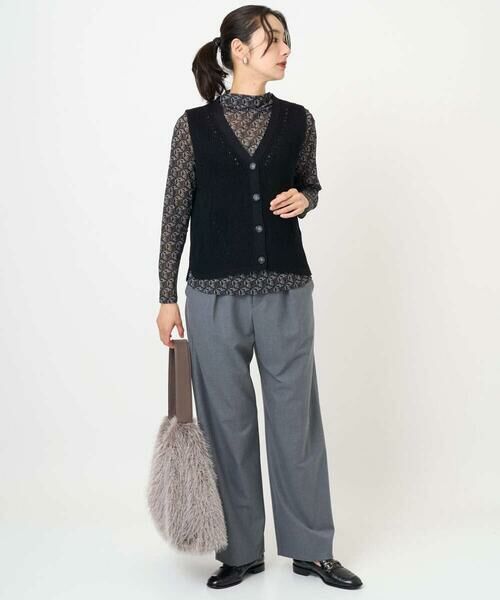 GEORGES RECH / ジョルジュ・レッシュ ベスト | リネンライクニットベスト | 詳細17