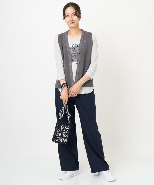 GEORGES RECH / ジョルジュ・レッシュ ベスト | リネンライクニットベスト | 詳細24