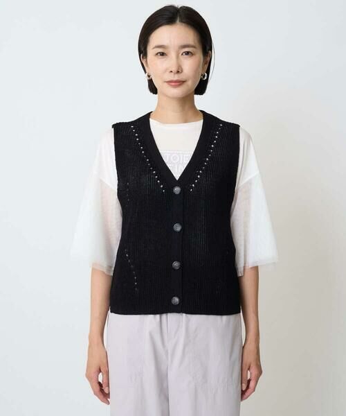 GEORGES RECH / ジョルジュ・レッシュ ベスト | リネンライクニットベスト | 詳細8