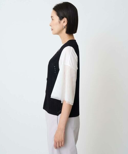 GEORGES RECH / ジョルジュ・レッシュ ベスト | リネンライクニットベスト | 詳細9