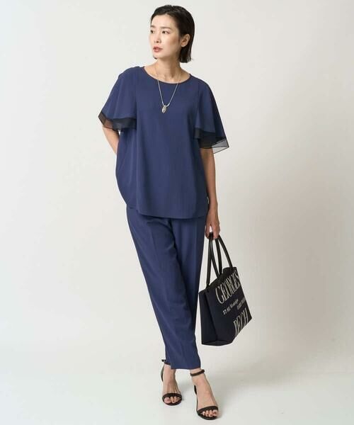 GEORGES RECH / ジョルジュ・レッシュ シャツ・ブラウス | [接触冷感/吸水速乾]シアーレースケープブラウス | 詳細12