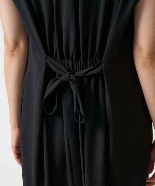 GEORGES RECH / ジョルジュ・レッシュ ロング・マキシ丈ワンピース | [接触冷感/吸水速乾]バンドカラージレワンピース | 詳細4