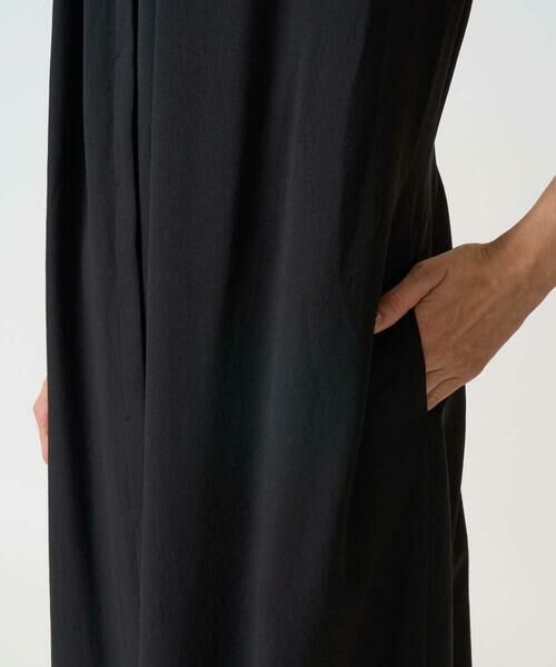 GEORGES RECH / ジョルジュ・レッシュ ロング・マキシ丈ワンピース | [接触冷感/吸水速乾]バンドカラージレワンピース | 詳細7