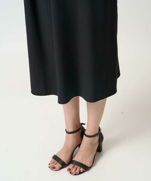 GEORGES RECH / ジョルジュ・レッシュ ロング・マキシ丈ワンピース | [接触冷感/吸水速乾]バンドカラージレワンピース | 詳細8