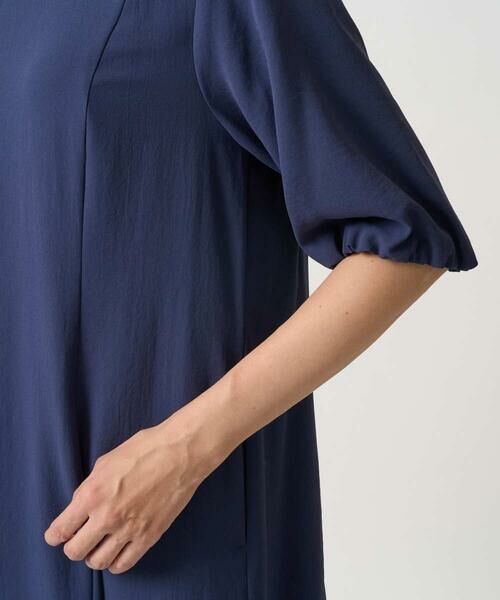 GEORGES RECH / ジョルジュ・レッシュ ロング・マキシ丈ワンピース | [接触冷感/吸水速乾]ボリュームスリーブフレアワンピース | 詳細3