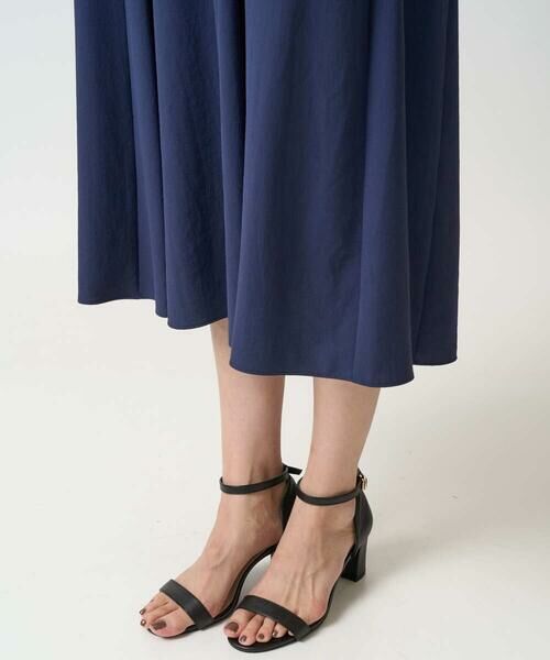 GEORGES RECH / ジョルジュ・レッシュ ロング・マキシ丈ワンピース | [接触冷感/吸水速乾]ボリュームスリーブフレアワンピース | 詳細5