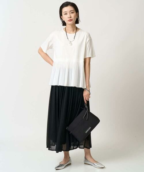 GEORGES RECH / ジョルジュ・レッシュ ロング・マキシ丈スカート | シアーストライプスカート | 詳細14