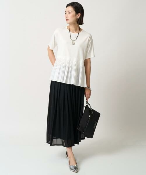 GEORGES RECH / ジョルジュ・レッシュ ロング・マキシ丈スカート | シアーストライプスカート | 詳細15