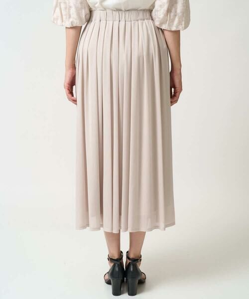 GEORGES RECH / ジョルジュ・レッシュ ロング・マキシ丈スカート | シアーストライプスカート | 詳細5