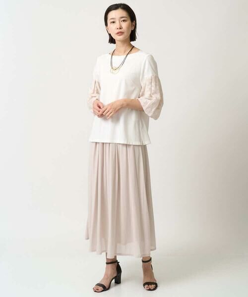 GEORGES RECH / ジョルジュ・レッシュ カットソー | ジャカードバルーンスリーブカットソー | 詳細15