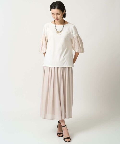 GEORGES RECH / ジョルジュ・レッシュ カットソー | ジャカードバルーンスリーブカットソー | 詳細16