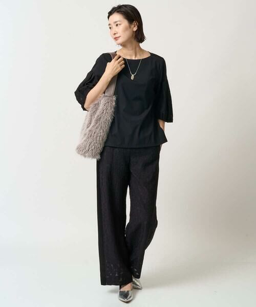 GEORGES RECH / ジョルジュ・レッシュ カットソー | ジャカードバルーンスリーブカットソー | 詳細18