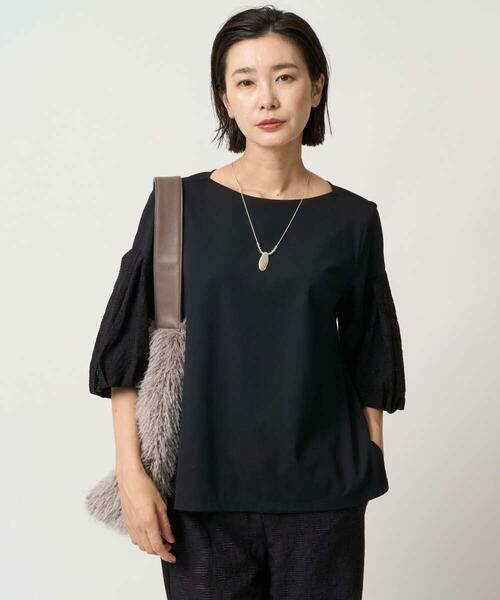 GEORGES RECH / ジョルジュ・レッシュ カットソー | ジャカードバルーンスリーブカットソー | 詳細2