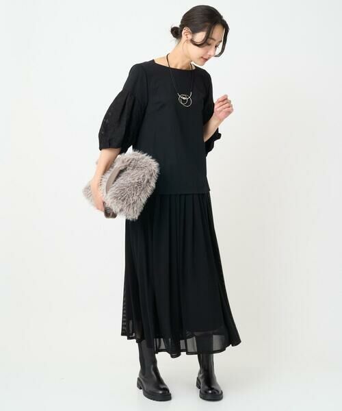 GEORGES RECH / ジョルジュ・レッシュ カットソー | ジャカードバルーンスリーブカットソー | 詳細20