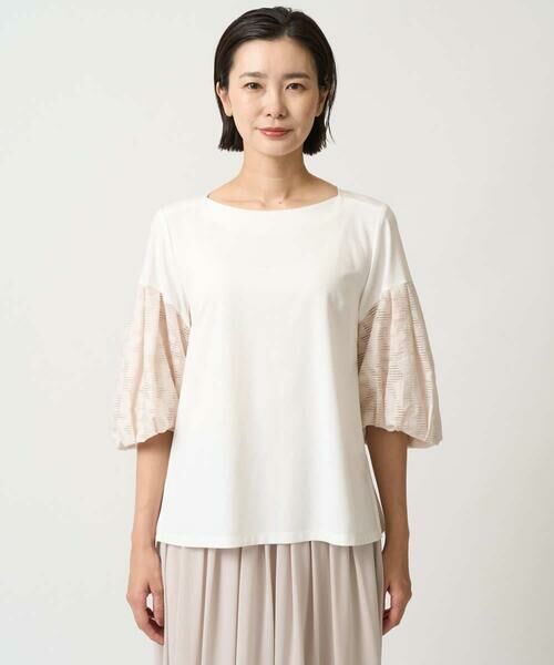 GEORGES RECH / ジョルジュ・レッシュ カットソー | ジャカードバルーンスリーブカットソー | 詳細5