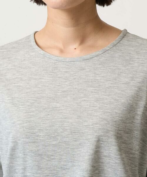 GEORGES RECH / ジョルジュ・レッシュ カットソー | レーヨンプリーツ切替ペプラムカットソー | 詳細11