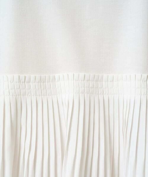 GEORGES RECH / ジョルジュ・レッシュ カットソー | レーヨンプリーツ切替ペプラムカットソー | 詳細15