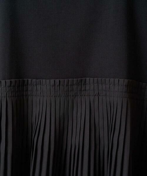 GEORGES RECH / ジョルジュ・レッシュ カットソー | レーヨンプリーツ切替ペプラムカットソー | 詳細16