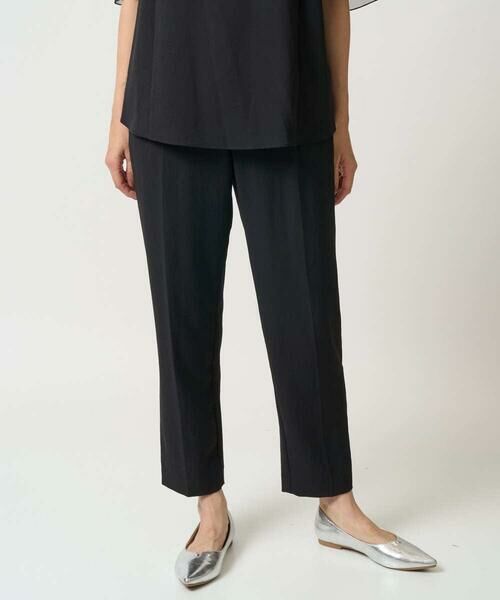 GEORGES RECH / ジョルジュ・レッシュ その他パンツ | [接触冷感/吸水速乾]ジョーゼットテーパードパンツ | 詳細1