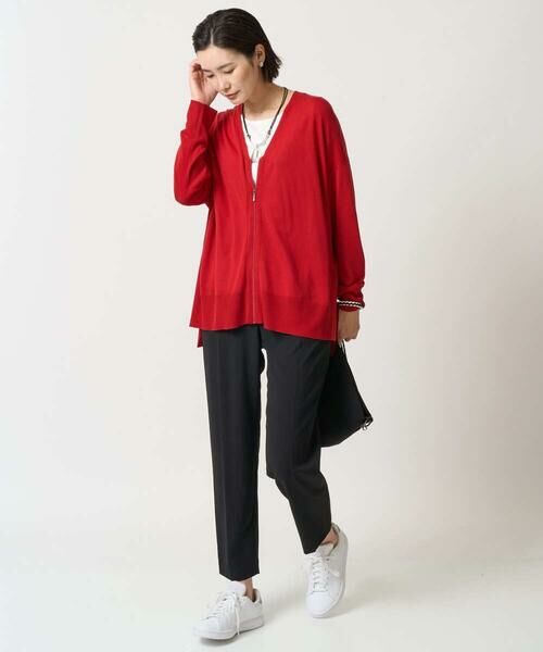 GEORGES RECH / ジョルジュ・レッシュ その他パンツ | [接触冷感/吸水速乾]ジョーゼットテーパードパンツ | 詳細13