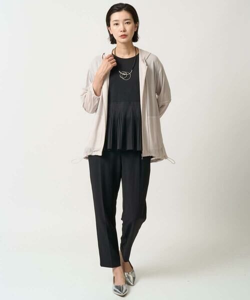 GEORGES RECH / ジョルジュ・レッシュ その他パンツ | [接触冷感/吸水速乾]ジョーゼットテーパードパンツ | 詳細14