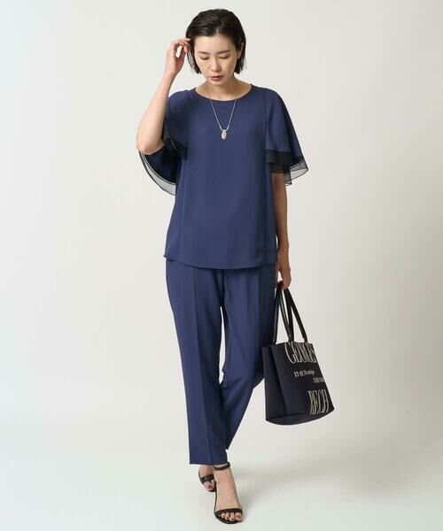 GEORGES RECH / ジョルジュ・レッシュ その他パンツ | [接触冷感/吸水速乾]ジョーゼットテーパードパンツ | 詳細17