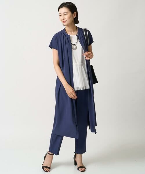 GEORGES RECH / ジョルジュ・レッシュ その他パンツ | [接触冷感/吸水速乾]ジョーゼットテーパードパンツ | 詳細18