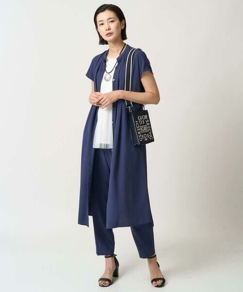 GEORGES RECH / ジョルジュ・レッシュ その他パンツ | [接触冷感/吸水速乾]ジョーゼットテーパードパンツ | 詳細19