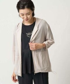 GEORGES RECH / ジョルジュ・レッシュ カーディガン・ボレロ | シアーストライプフードカーディガン