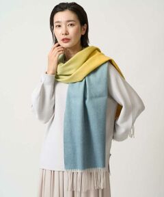 GEORGES RECH / ジョルジュ・レッシュ マフラー・ショール・スヌード・ストール | オンブレカラーウールストール