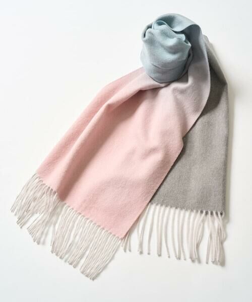 GEORGES RECH / ジョルジュ・レッシュ マフラー・ショール・スヌード・ストール | オンブレカラーウールストール | 詳細1