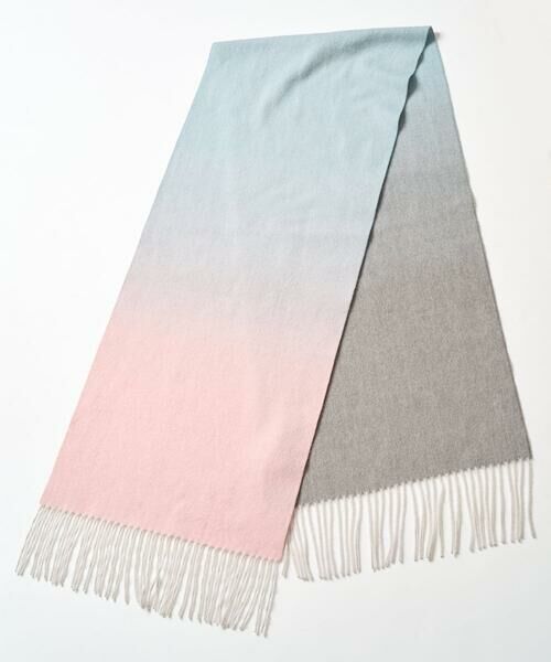 GEORGES RECH / ジョルジュ・レッシュ マフラー・ショール・スヌード・ストール | オンブレカラーウールストール | 詳細2