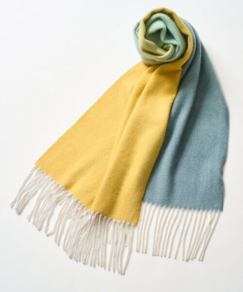 GEORGES RECH / ジョルジュ・レッシュ マフラー・ショール・スヌード・ストール | オンブレカラーウールストール | 詳細3