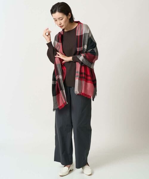 GEORGES RECH / ジョルジュ・レッシュ マフラー・ショール・スヌード・ストール | ウールチェックストール | 詳細5