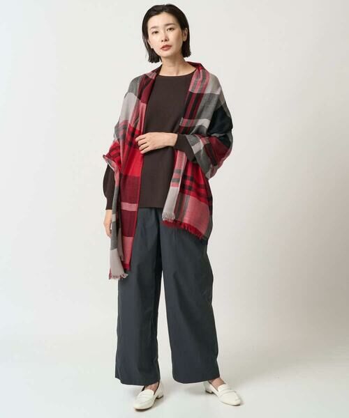 GEORGES RECH / ジョルジュ・レッシュ マフラー・ショール・スヌード・ストール | ウールチェックストール | 詳細6