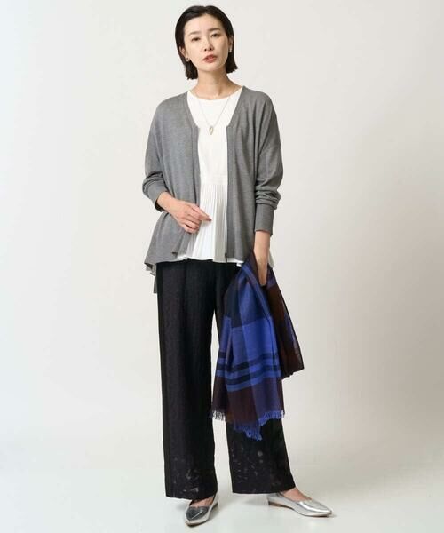 GEORGES RECH / ジョルジュ・レッシュ マフラー・ショール・スヌード・ストール | ウールチェックストール | 詳細7