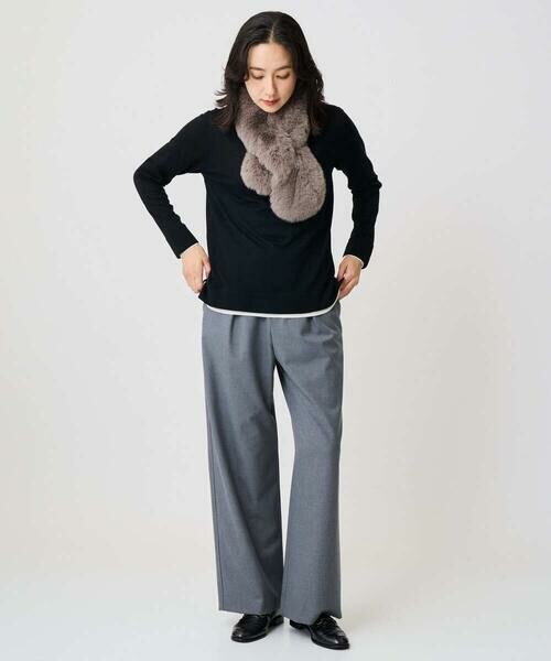 GEORGES RECH / ジョルジュ・レッシュ マフラー・ショール・スヌード・ストール | フェイクファーティペット | 詳細6