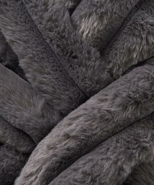 GEORGES RECH / ジョルジュ・レッシュ マフラー・ショール・スヌード・ストール | ストライプフェイクファーティペット | 詳細6