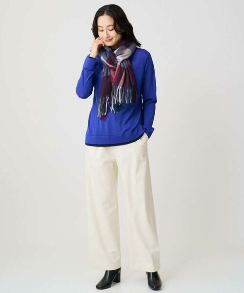 GEORGES RECH / ジョルジュ・レッシュ マフラー・ショール・スヌード・ストール | カシミヤタッチ大判チェックストール | 詳細10