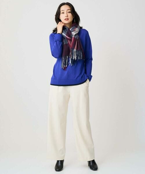 GEORGES RECH / ジョルジュ・レッシュ マフラー・ショール・スヌード・ストール | カシミヤタッチ大判チェックストール | 詳細9