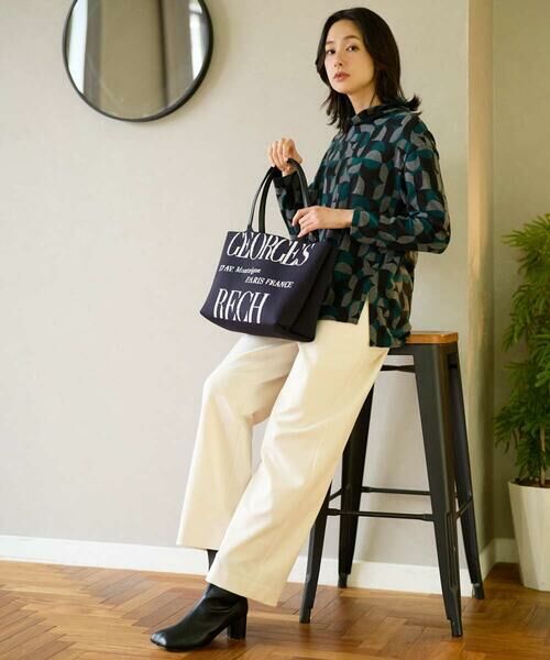 GEORGES RECH / ジョルジュ・レッシュ トートバッグ | ロゴニットトートバッグ | 詳細11