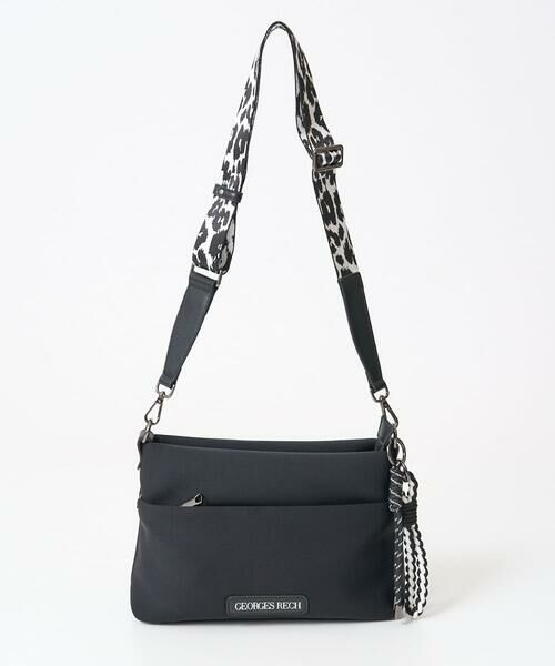 GEORGES RECH / ジョルジュ・レッシュ ショルダーバッグ | チャーム付きレオパードテープショルダーバッグ | 詳細2