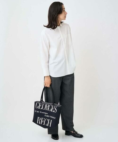 GEORGES RECH / ジョルジュ・レッシュ シャツ・ブラウス | [日本製]ストレッチタイプライターシャツ | 詳細15