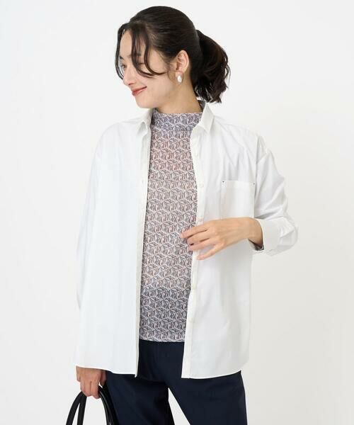 GEORGES RECH / ジョルジュ・レッシュ シャツ・ブラウス | [日本製]ストレッチタイプライターシャツ | 詳細2