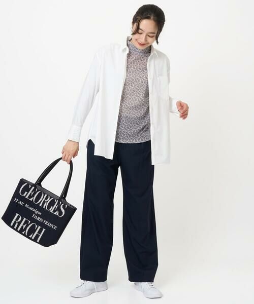 GEORGES RECH / ジョルジュ・レッシュ シャツ・ブラウス | [日本製]ストレッチタイプライターシャツ | 詳細24