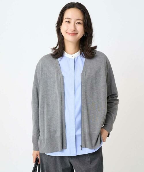 GEORGES RECH / ジョルジュ・レッシュ シャツ・ブラウス | [日本製]タイプライターストライプバンドカラーシャツ | 詳細1