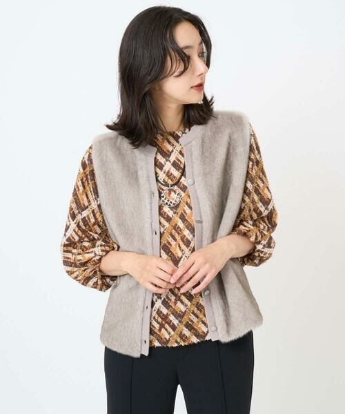 GEORGES RECH / ジョルジュ・レッシュ シャツ・ブラウス | [日本製]フェザーバルーンスリーブブラウス | 詳細1